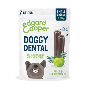 Edgard & Cooper Small Snacks Dentales Manzana y Eucalipto para perros